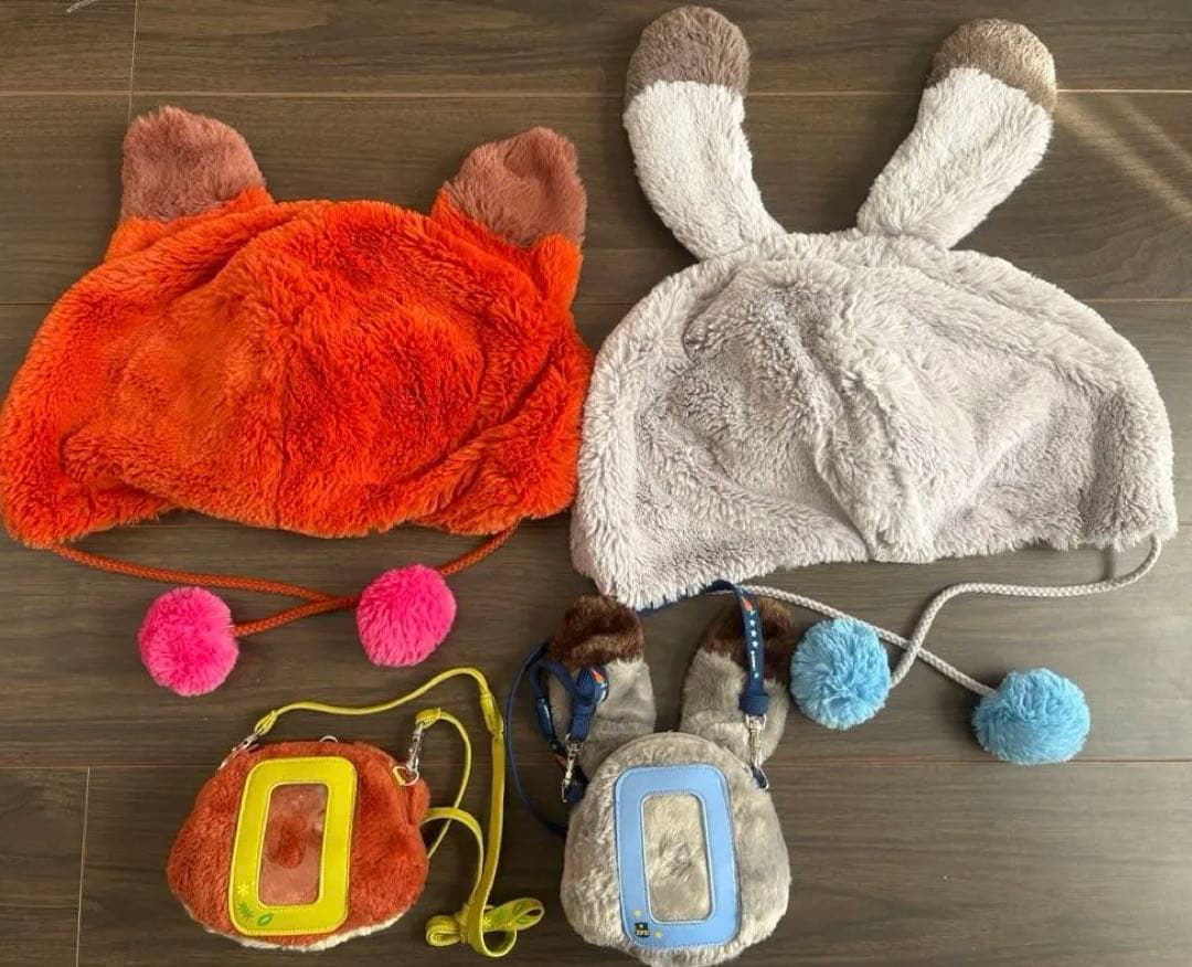 ニック＆ジュディのファンキャップとパスケースのセット