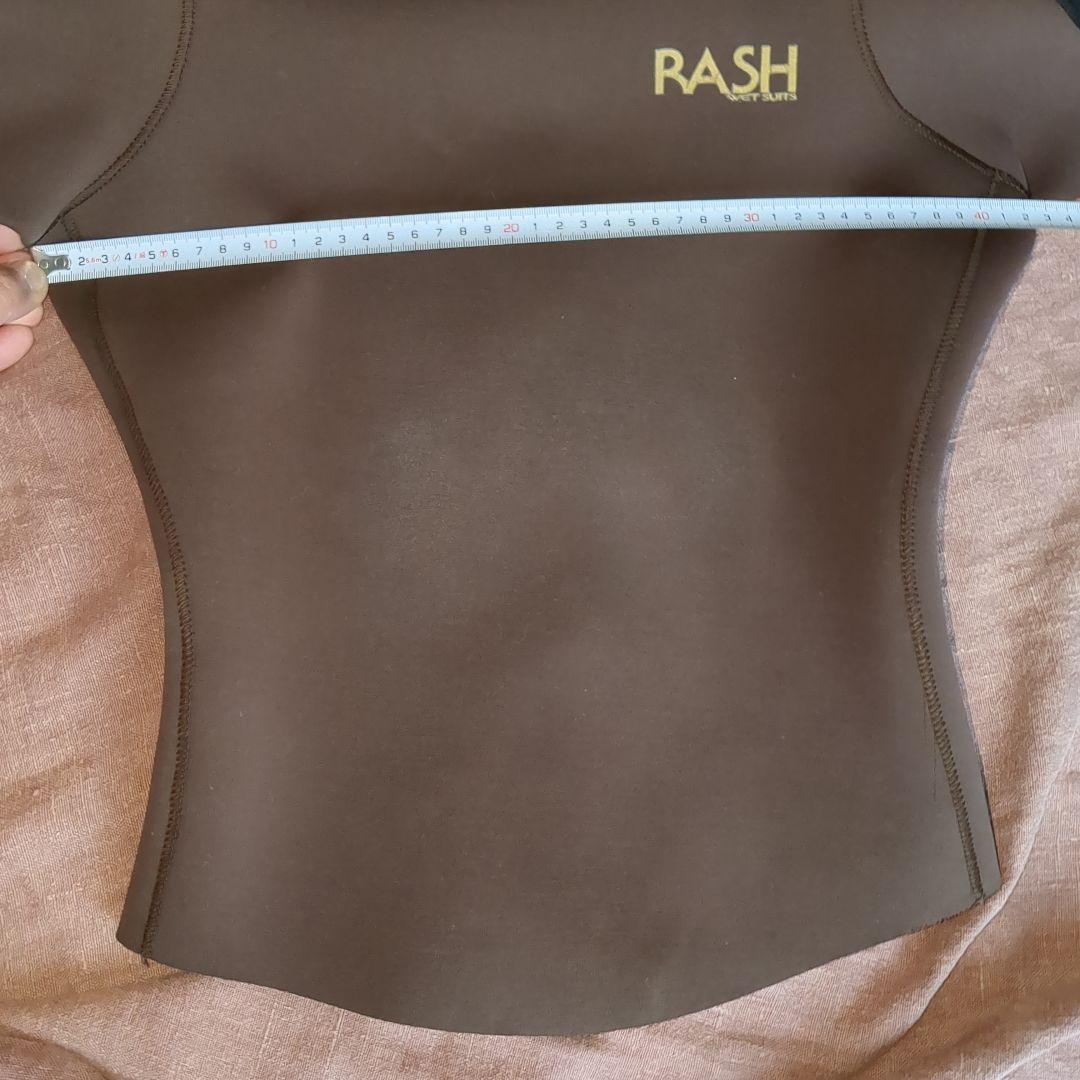 RASH 半袖タッパー ブラウン・ブラック既製L