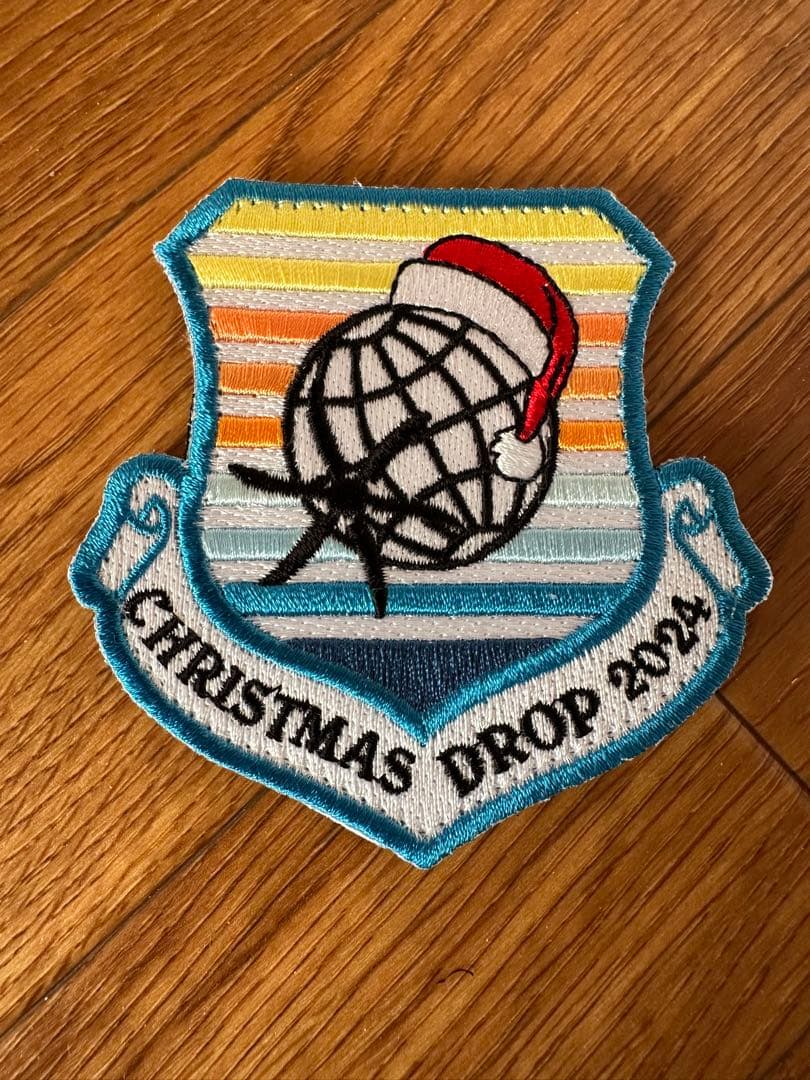 横田基地　Christmas drop 2024 パッチ