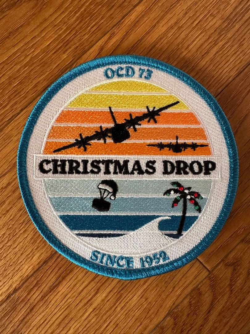 横田基地　Christmas drop 2024 パッチ