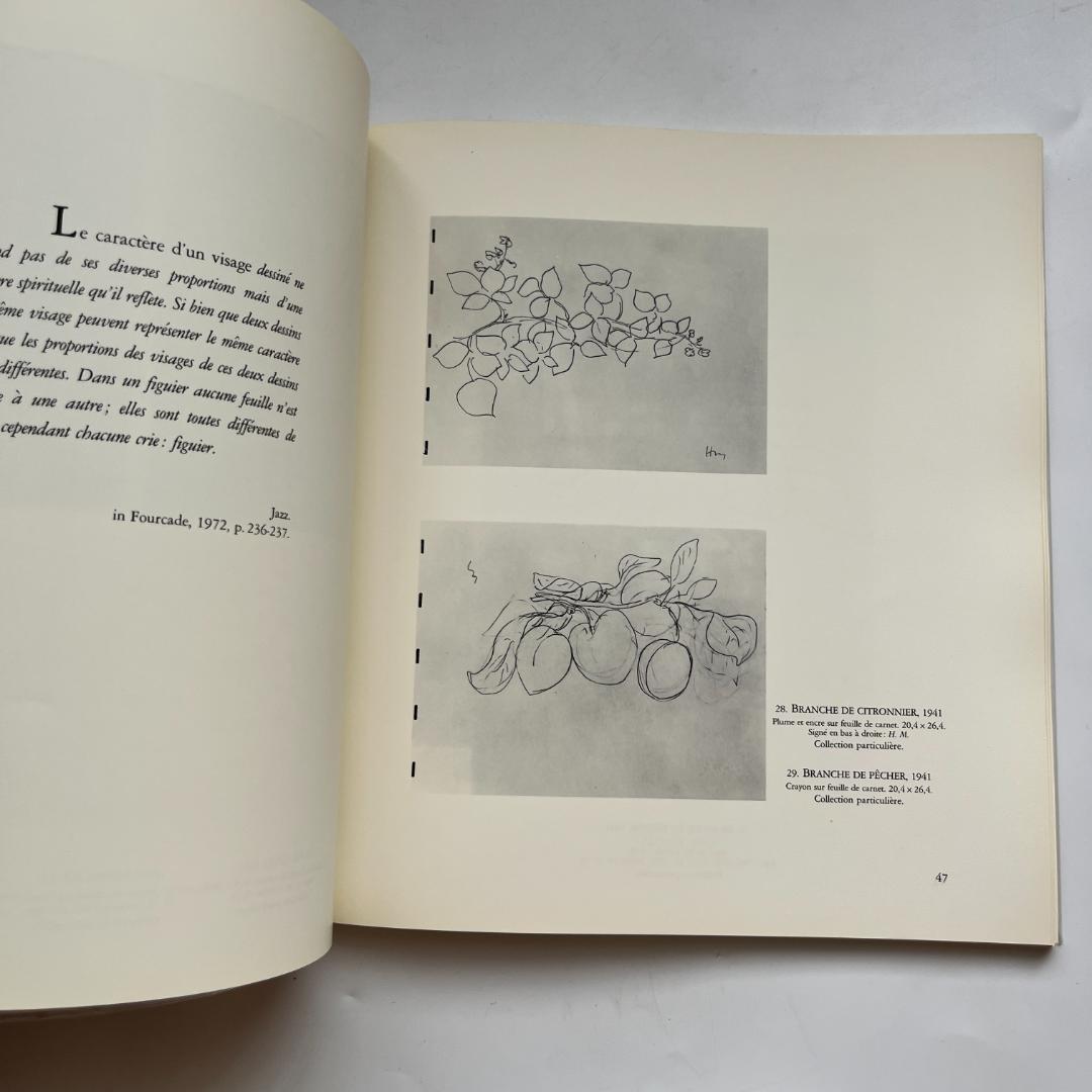 Matisse マティス Fleurs, Feuillages, Dessins
