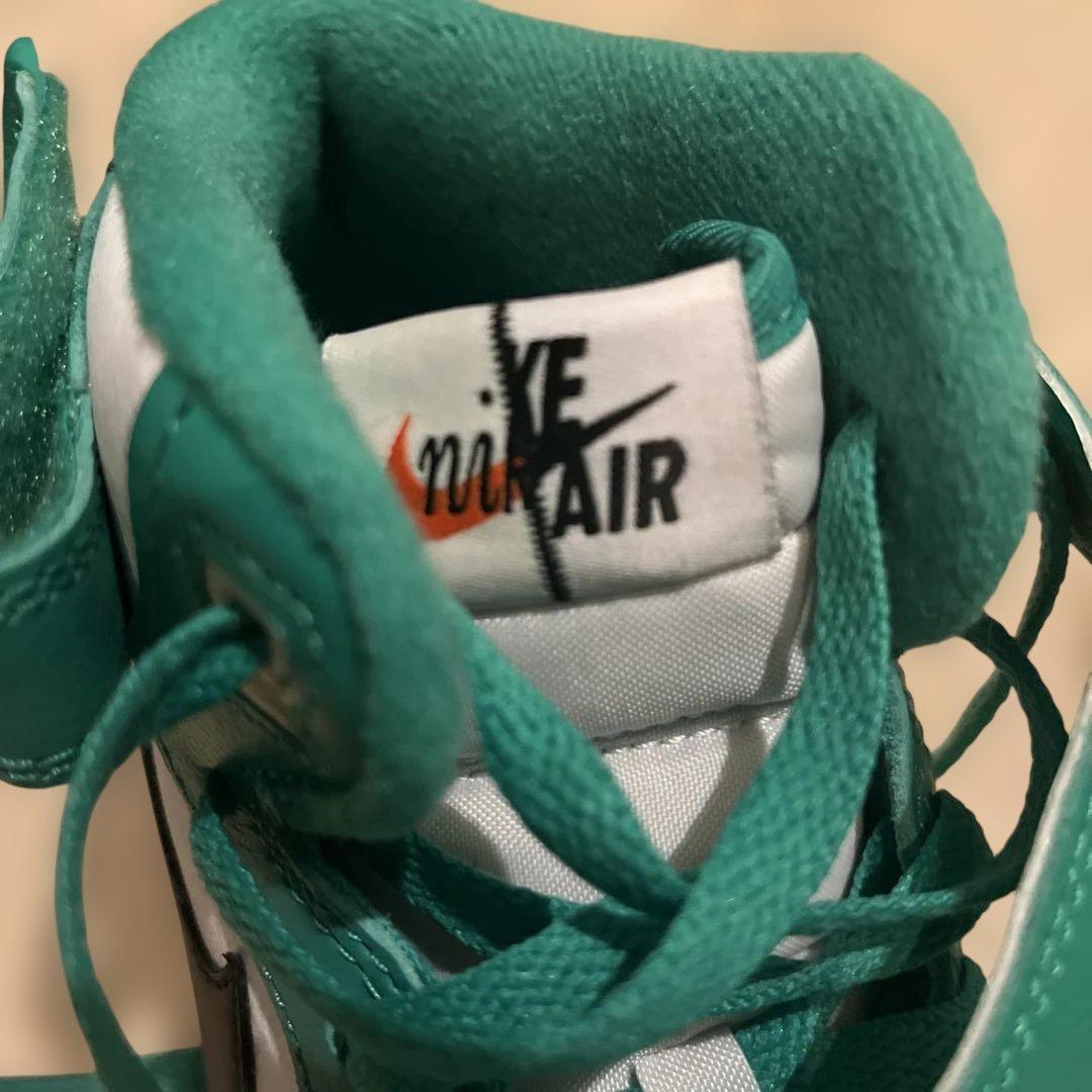 Nike エアジョーダン ハイカットシューズ グリーン/ホワイト