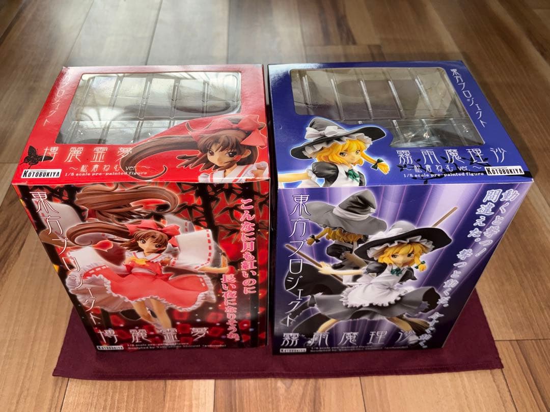 【新品未開封】 博麗霊夢 霧雨魔理沙 松倉ねむver. 1/8 フィギュア