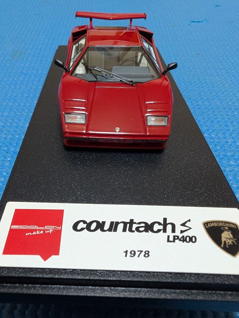 ランボルギーニカウンタック LP400 1978 赤　1/43ミニカー