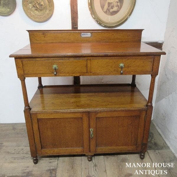 イギリス アンティーク 家具 1921年 サイドボード ダムウェイター 6173