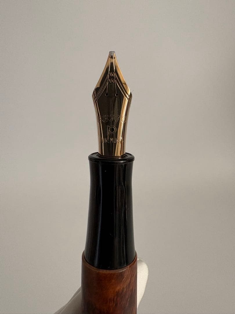 プラチナ万年筆｜3776 センチュリー ブライヤー｜木軸｜MS（ミュージック）