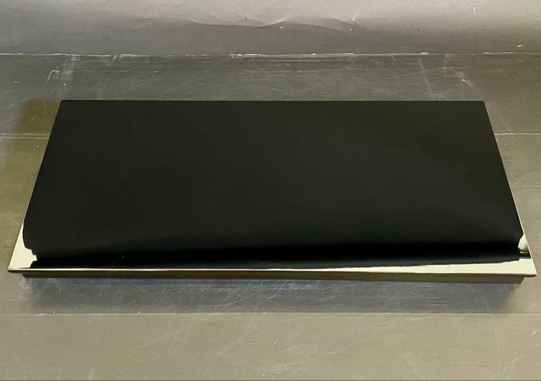 割引‼️【超美品】「母」 茶平 一斎 真台子 真塗 台子 共箱 黄布 (26F②)