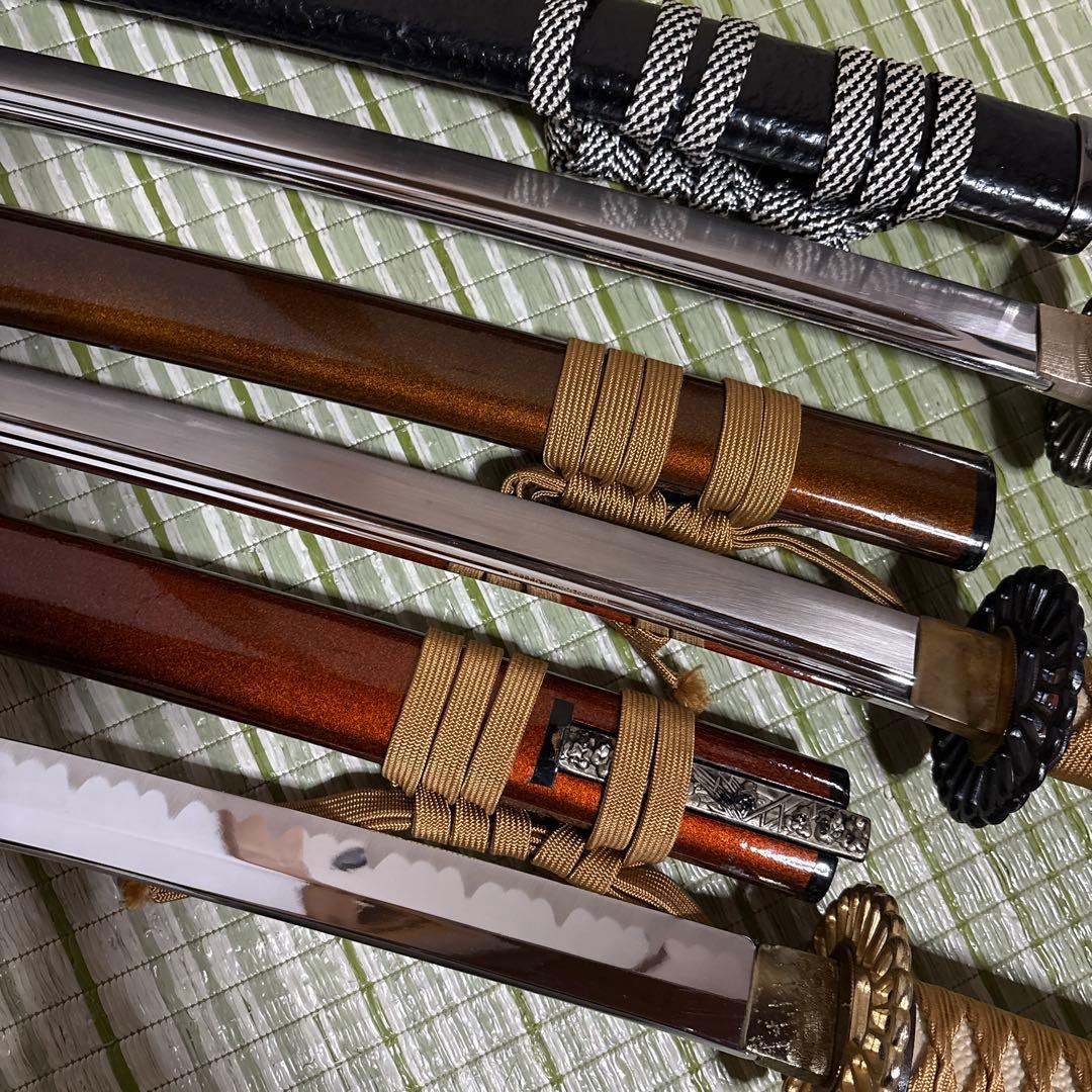 模造刀　模擬刀　小柄　武士　侍　伝統工芸　剣　ソード　太刀　　鍔　3本セット