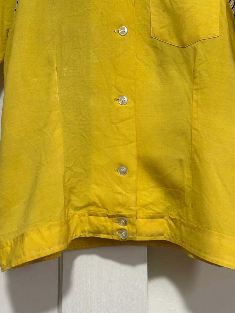 60s Dunbrooke サイズ34 ボーリングシャツ　レーヨン