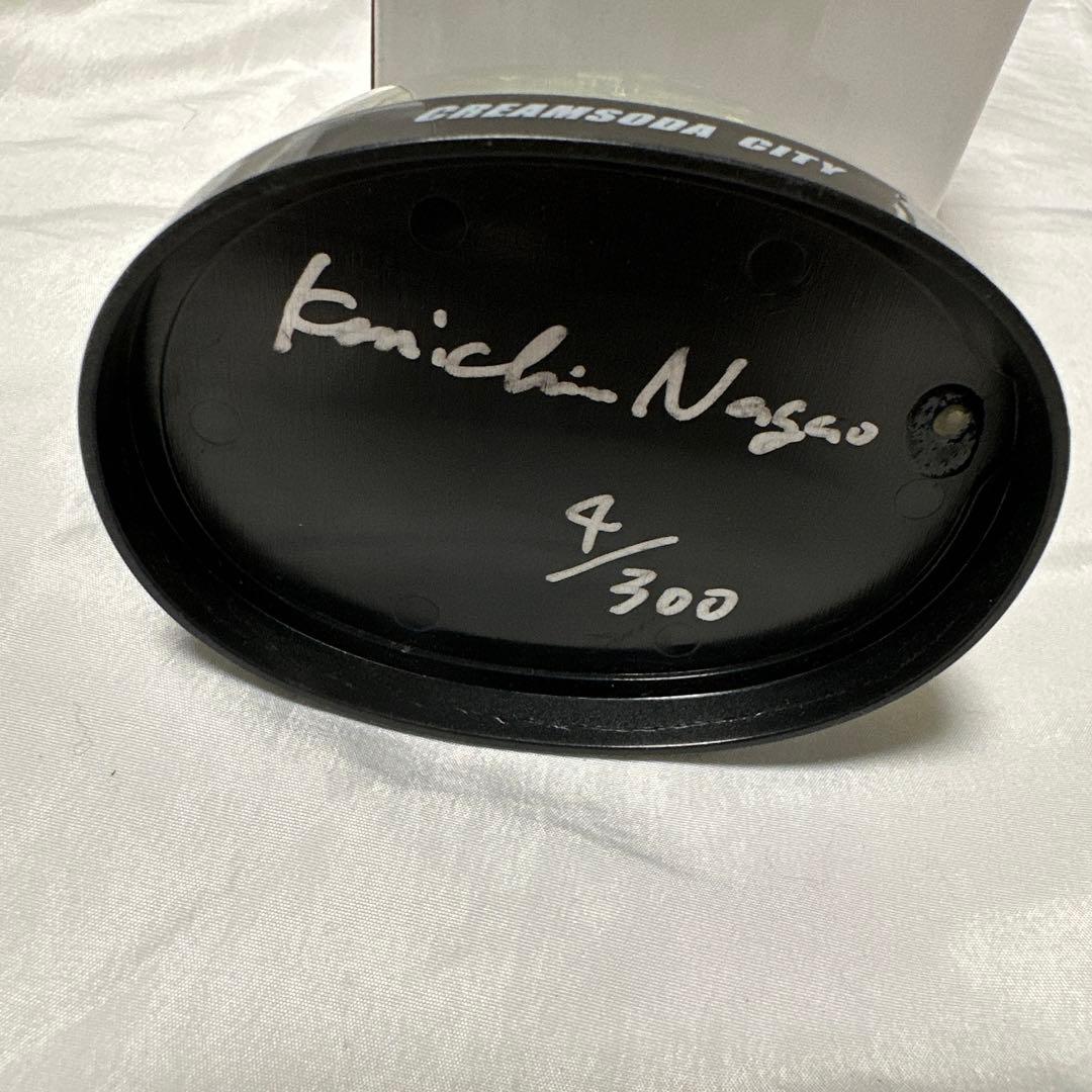 1桁　4 希少　スノードーム クリームソーダシティ 長尾謙一郎　ナンバー直筆