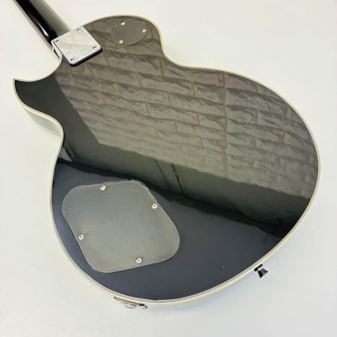G.I.G レスポール カスタムタイプ ブラック ミラーピックガード