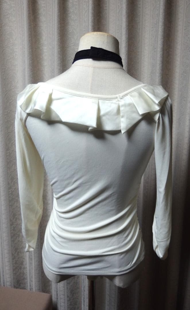 【社交ダンス】チャコット Dance Sport アイボリー無地トップス