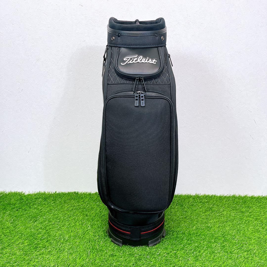 Titleist タイトリスト　キャディバッグ　ジェットブラック　ミドルサイズ