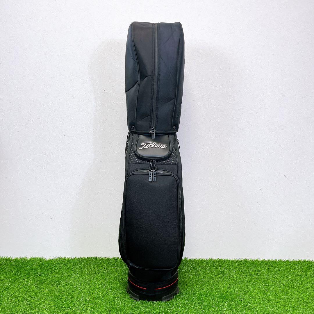 Titleist タイトリスト　キャディバッグ　ジェットブラック　ミドルサイズ