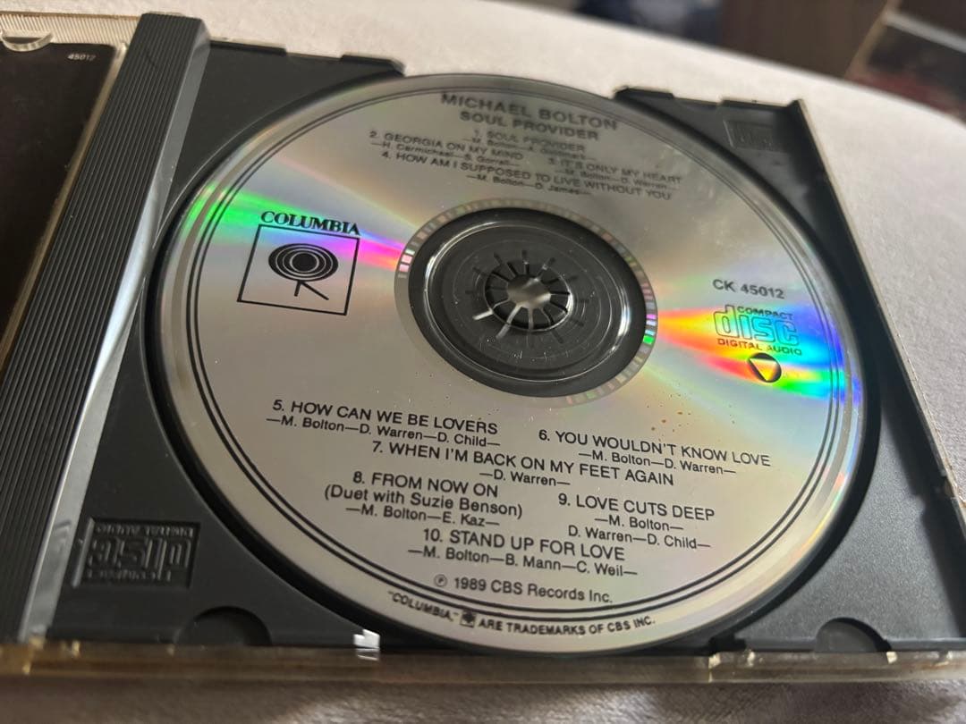 レア　マイケルボルトン直筆サインcd michael bolton