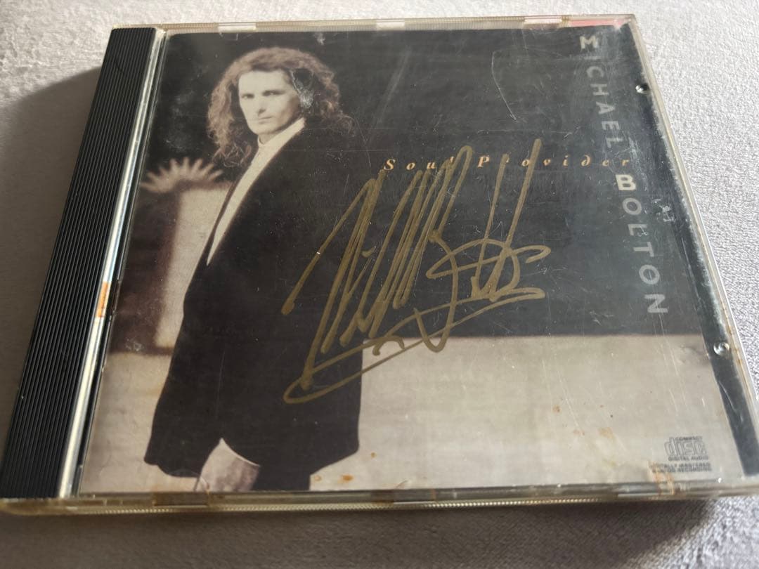 レア　マイケルボルトン直筆サインcd michael bolton