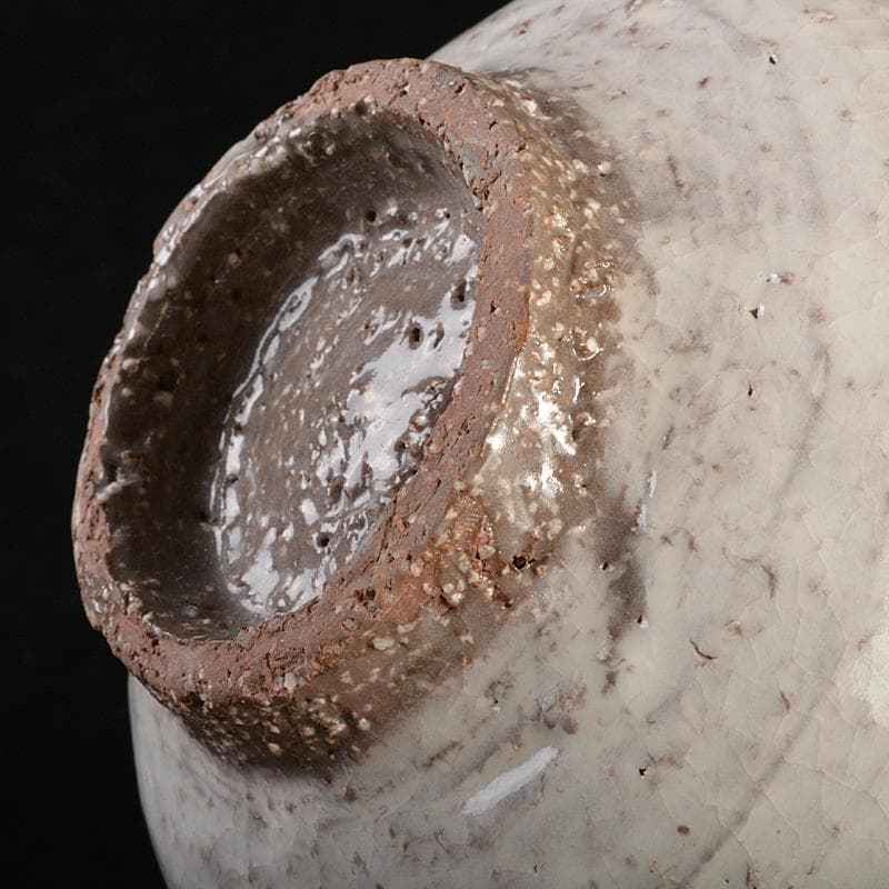 茶道具　萩焼　人間国宝　十代　三輪休雪作　茶碗　共箱　D　R6857