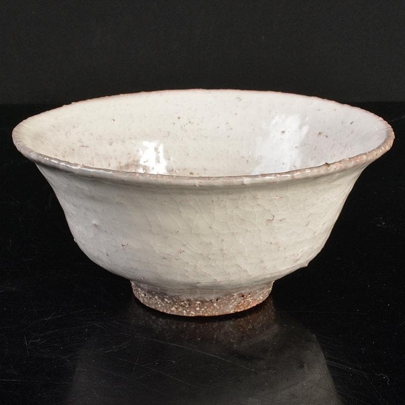 茶道具　萩焼　人間国宝　十代　三輪休雪作　茶碗　共箱　D　R6857