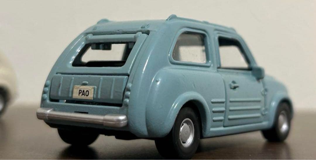 ヨネザワ ダイヤペット ニッサン パオ ライトブルー アイボリー レッド 3台