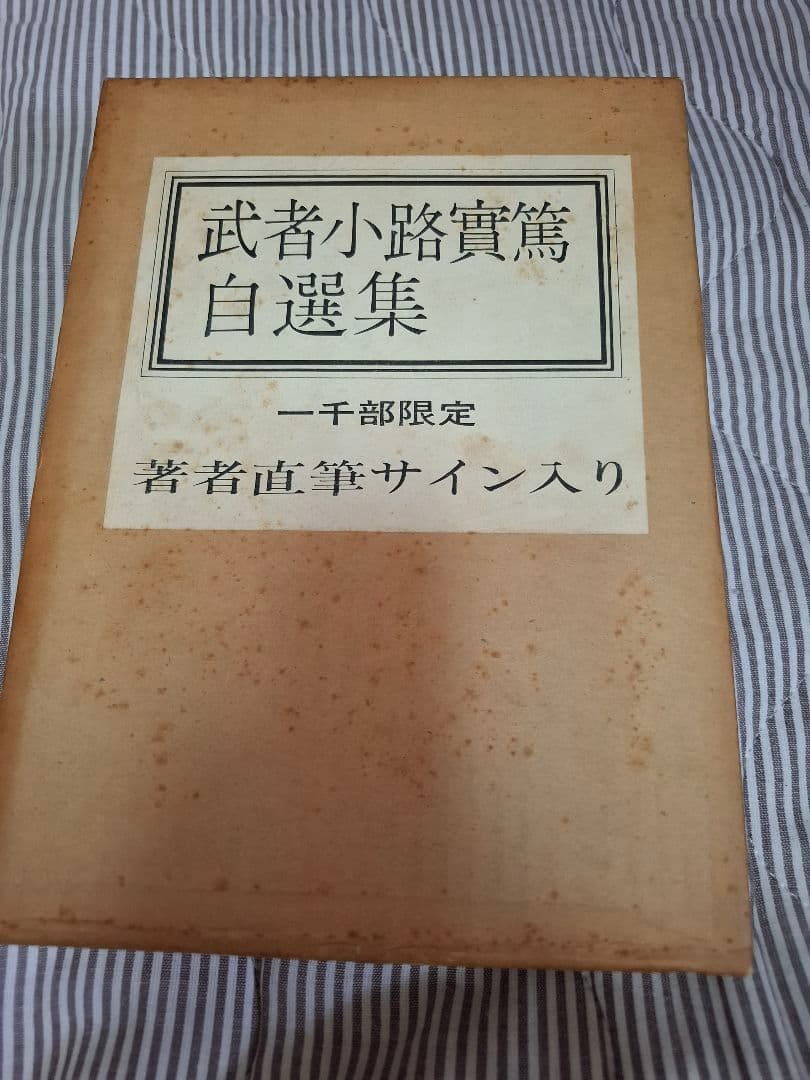 武者小路実篤自選集