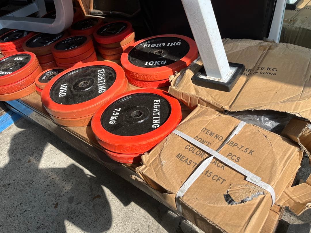 FIGHTING ダンベルプレート 総重量 １７０キロ　引き取り限定