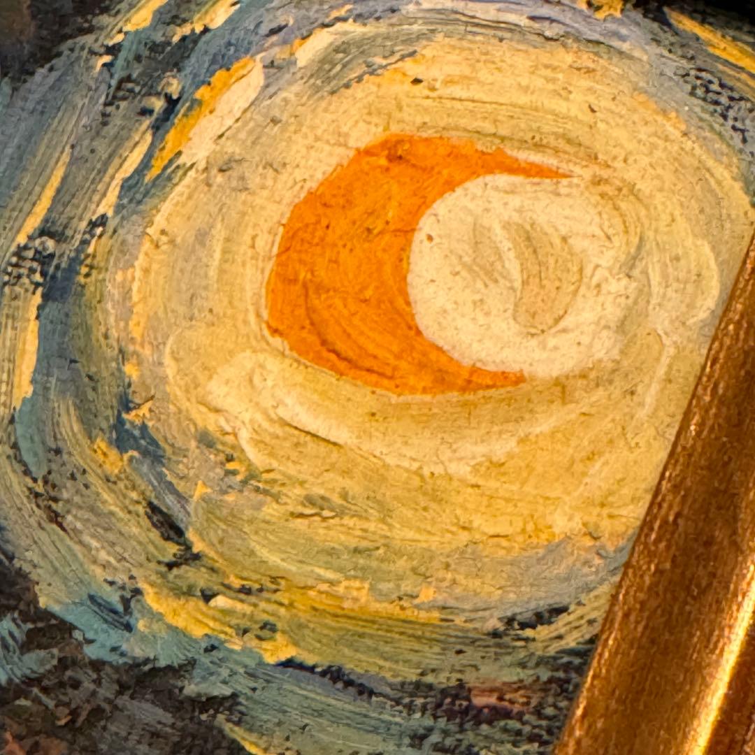 ゴッホ　星月夜　MOMA 油絵　ペイント