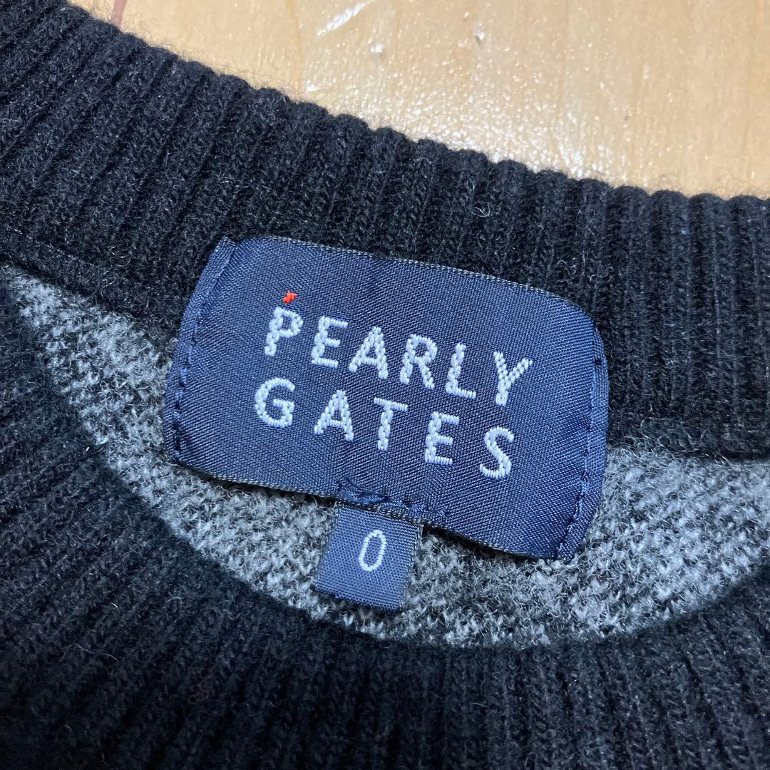 PEARLY GATESパーリーゲイツ　カシミヤ混　セーター　カモフラ　サイズ0