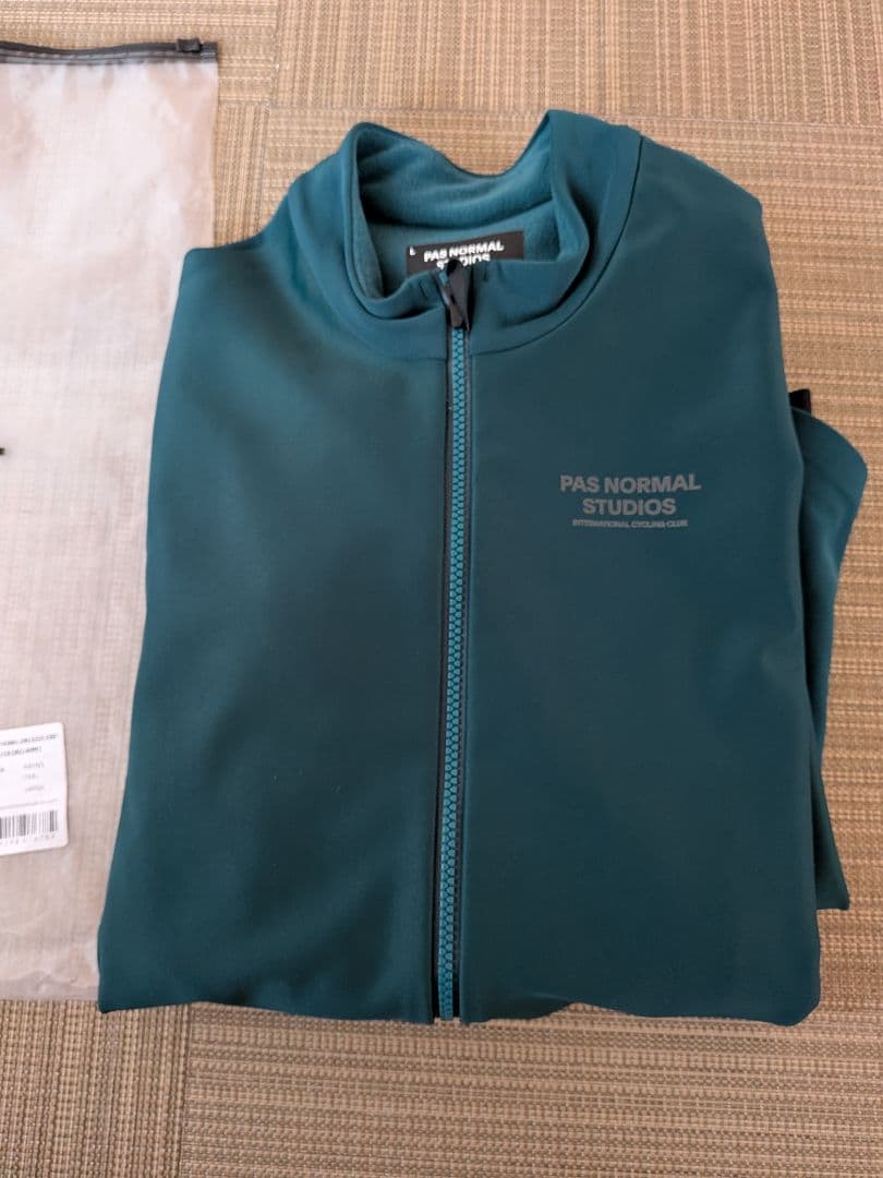 PAS NORMAL STUDIOS サイクルジャージ Lサイズ ダークグリーン