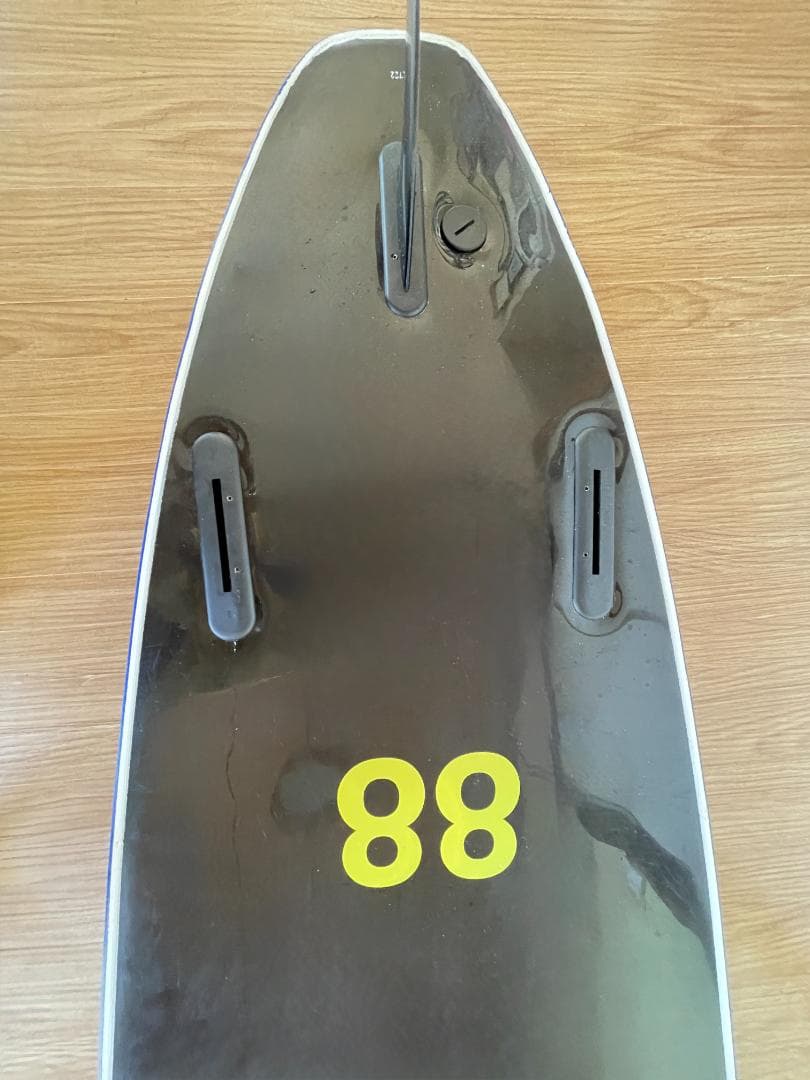 k*e様 88サーフボード シングルフィン 8'0　リーシュコード付き