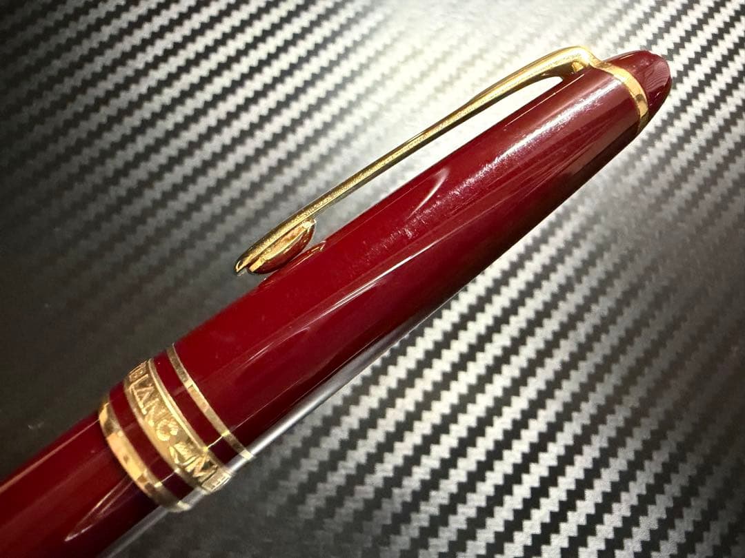 モンブラン マイスターシュテュック 144 ボルドー 全金 M 中字 万年筆