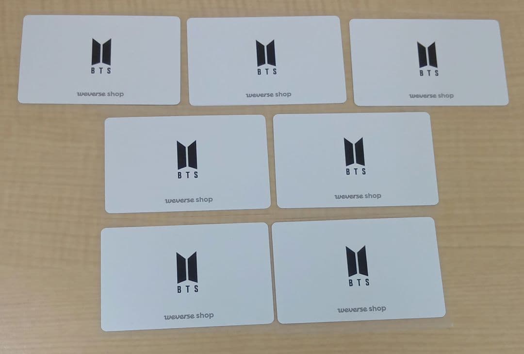 ❶ BTS THE BEST weverse 特典 トレカ 7枚 まとめ売り