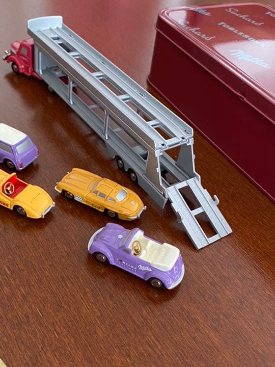 【Schuco Piccolo 超希少】Milka 2001年限定セット缶入り