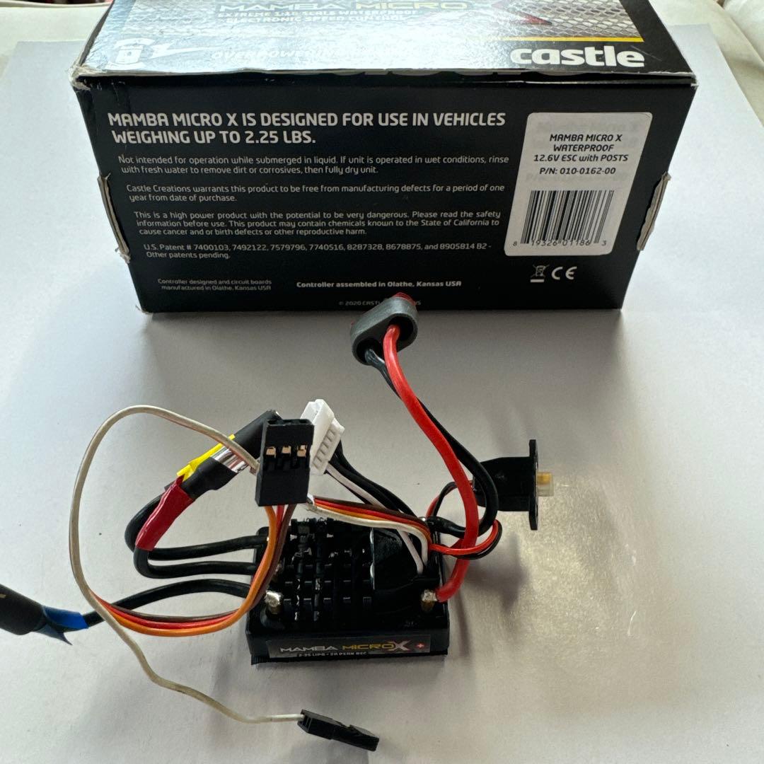 #キャッスル Castle Mamba Micro X 1/18 ESC
