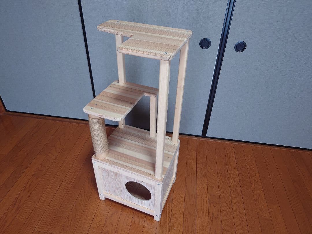㉖★キャットタワー★キャットハウス★ハンドメイド★爪研ぎ★猫ハウス