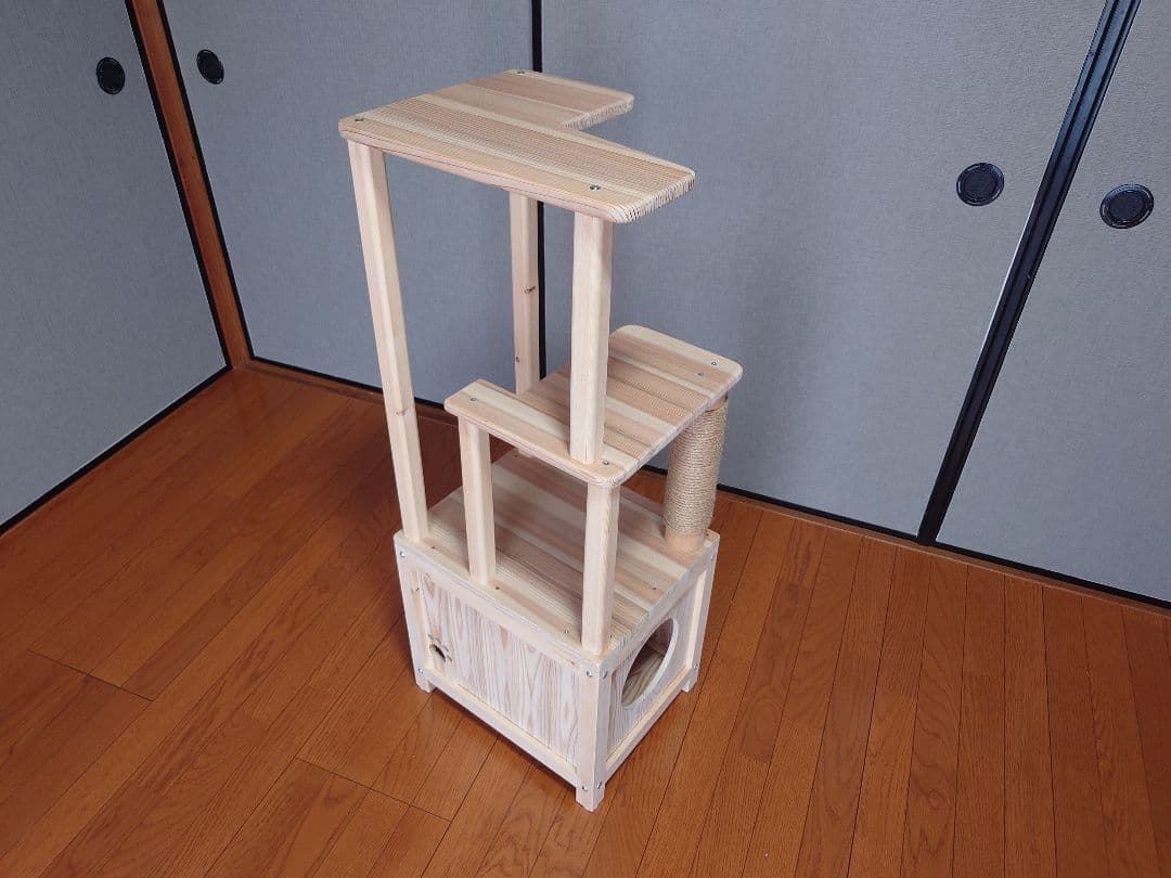㉖★キャットタワー★キャットハウス★ハンドメイド★爪研ぎ★猫ハウス