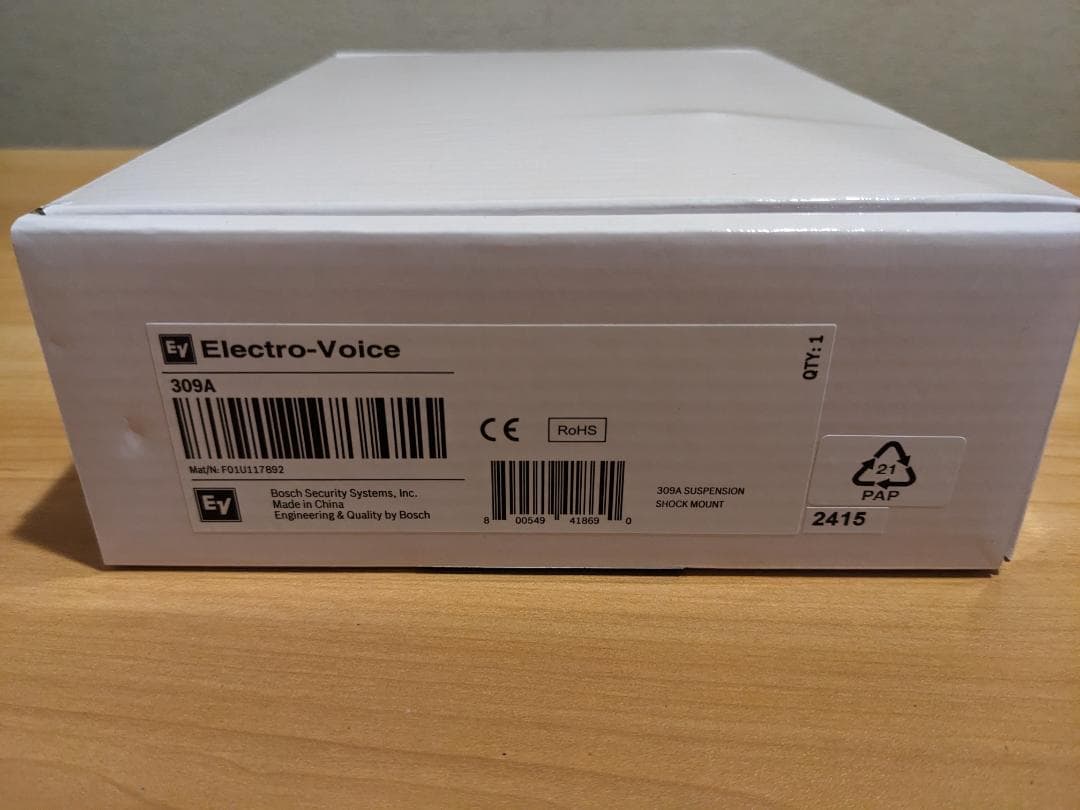 配信機器・PA機器・レコーディング機器 Electro-Voice 309A Suspension Shockmount