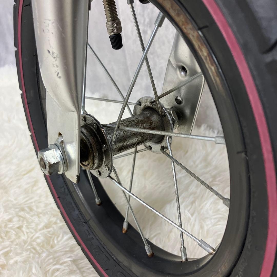 【美品】へんしんバイク 12インチ レッド　赤