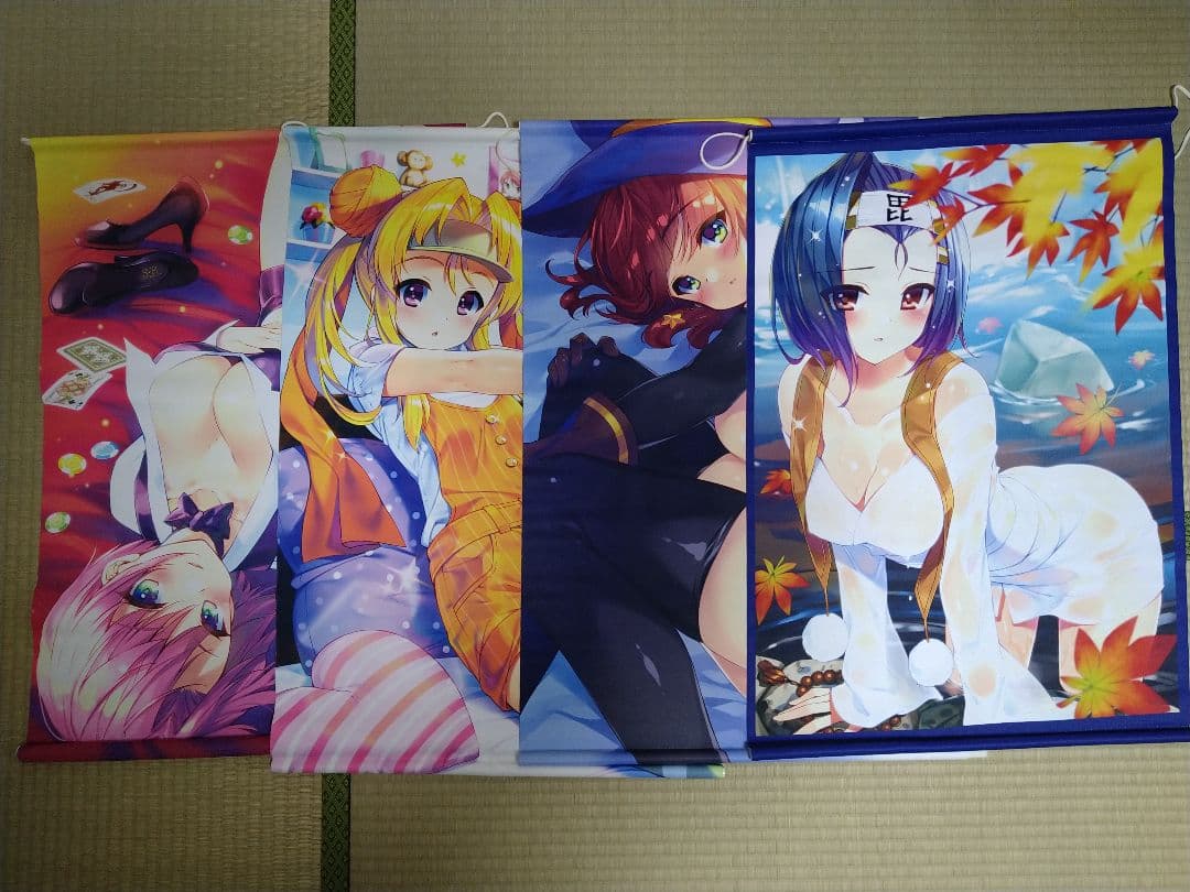 【断捨離】タペストリー一式＋紙ポスター（戦国乙女・リオ・マジカルハロウィン）