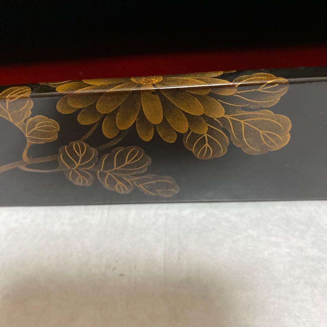 広蓋？運び盆？蒔絵模様2点