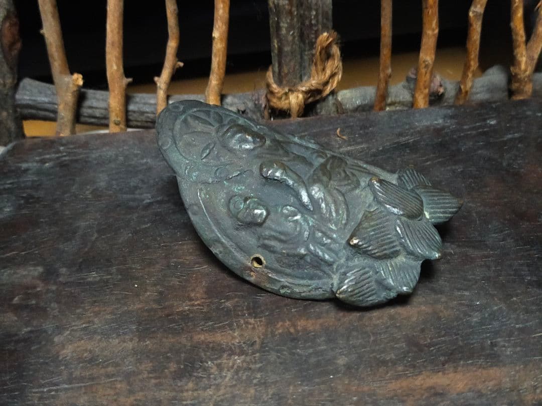 ♥銅製　仏像　掛仏　三尊像　お釈迦様　観音像　骨董品