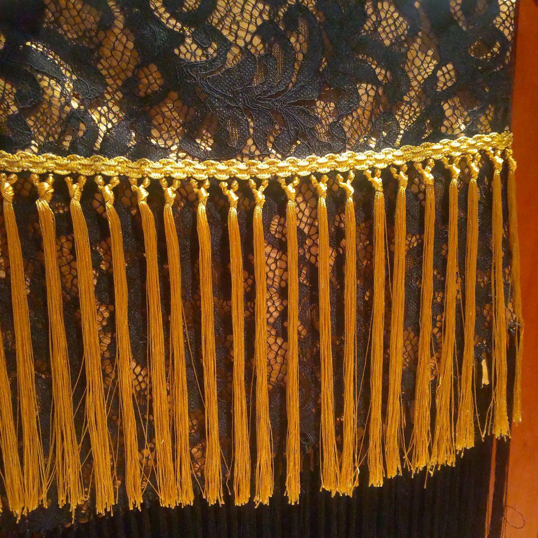 ソニアジョーンズ　フラメンコ　シージョ 黒　ゴールド