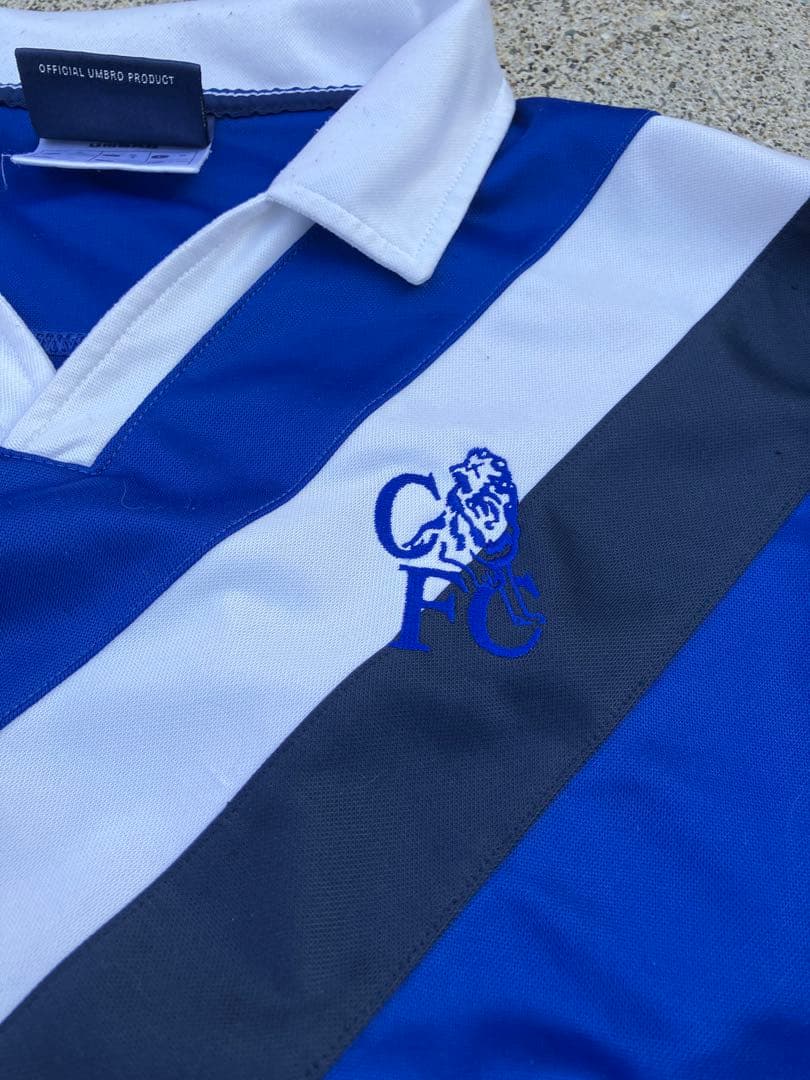 【入手困難】アンブロxチェルシーFC ユニフォーム ポロシャツ　ビンテージ 古着