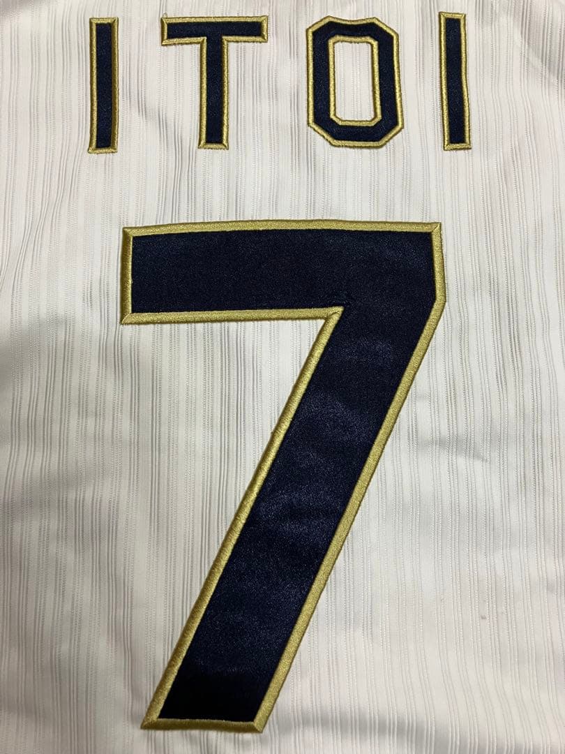 糸井嘉男　直筆サイン　ユニフォーム　オリックスバファローズ　阪神タイガース　L