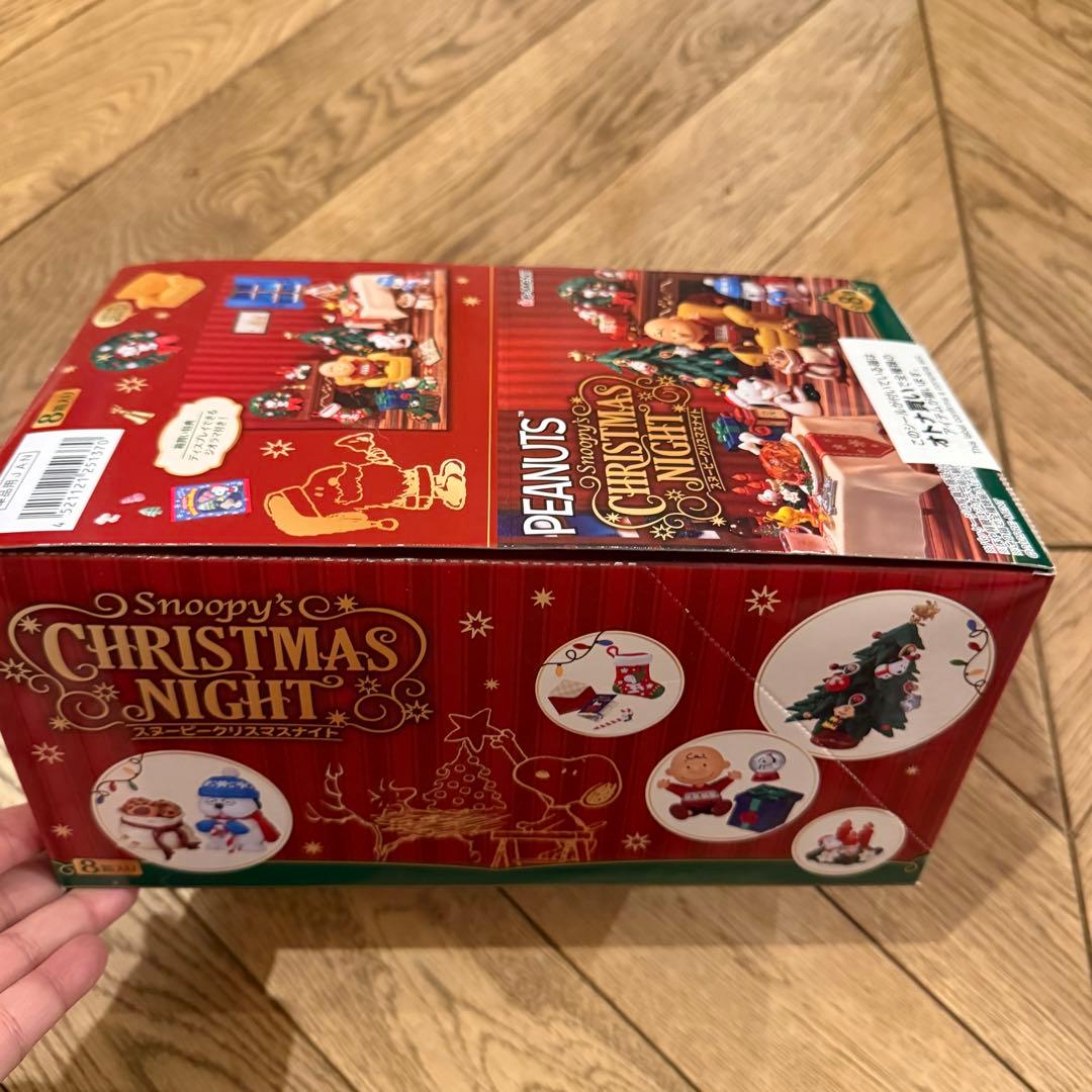 スヌーピー　クリスマスナイト　全8種　大箱未開封品　リーメント