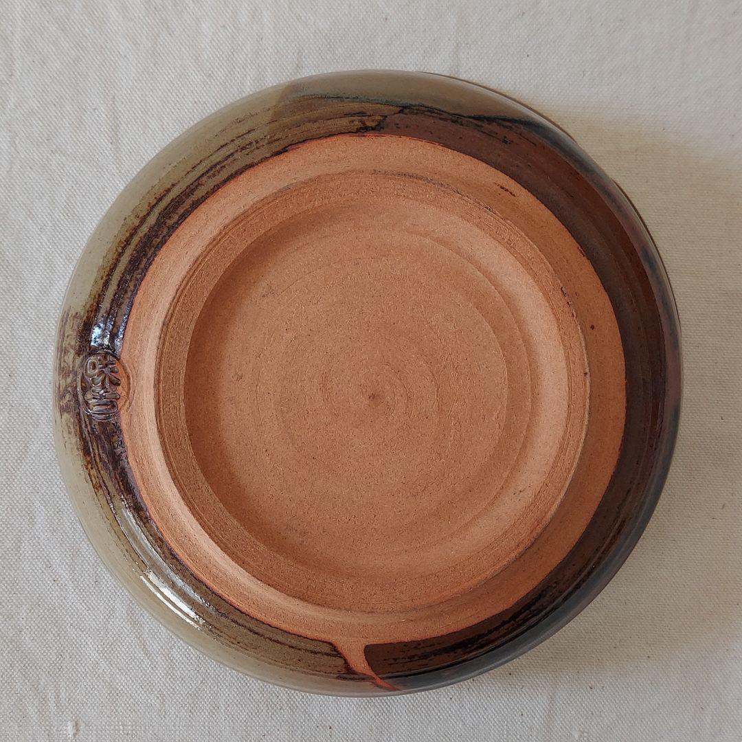 【味舌隆司(ましたたかし)】菓子器　菓子鉢　菓子入れ　高取釉　茶道具　茶道　美品