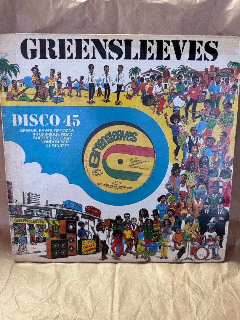 洋楽 Rebel Regulars / Jah Love (Greensleeves)