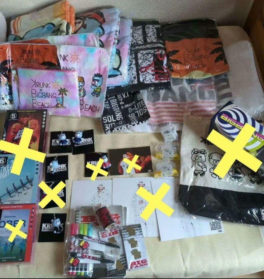 【単品購入可】BIGBANG YG KRUNKグッズセット