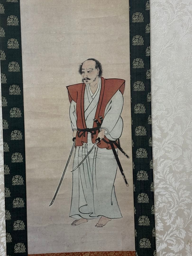 宮本武蔵　自画像　掛軸