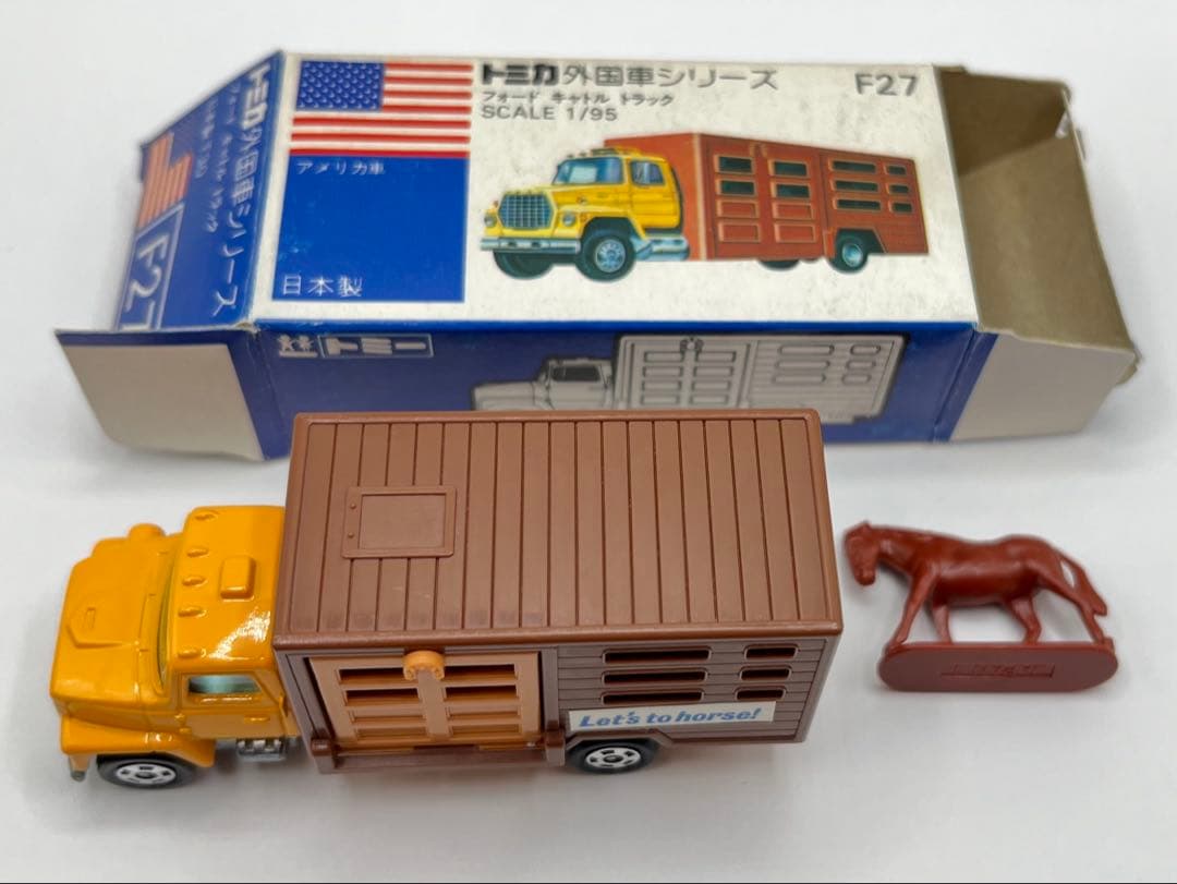 トミカ 日本製 青箱 F27 フォード キャトルトラック