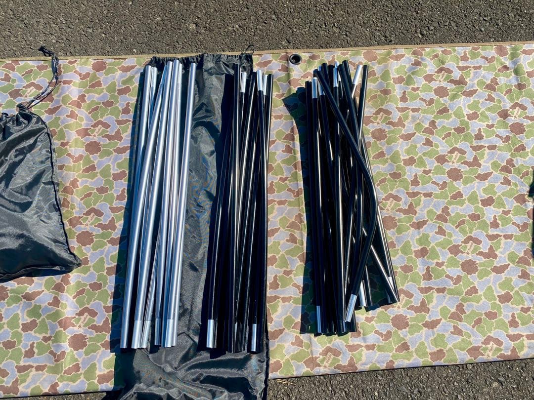 テンビシェルター本体&ルーフ　ブラック